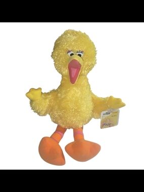 Big Bird Plush Toy - Yellow and Orange - Sesame Street
